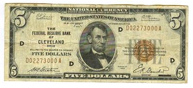 Cleveland Bank Note